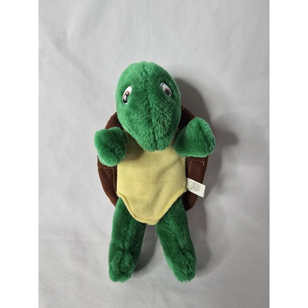 Franklin The Turtle Plush Puppet Doll Stuffed Animal Toy Vintage